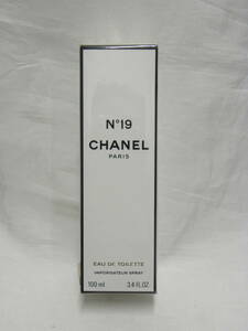 シャネル☆N°19 ＥＤＴ １００ｍｌ☆CHANEL No19 １９番 100ml オードゥトワレ☆未開封 新品 本物