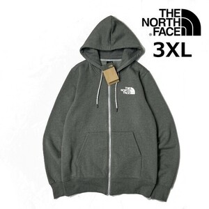 1円～!売切!【正規新品】THE NORTH FACE HALF DOME FULLZIP フルジップ パーカー US限定 裏起毛 男女兼用 アウトドア(3XL)グレー 181130-37