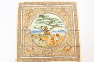 HERMES エルメス カレ90 SOUS LE CEDRE ヒマラヤ杉の下で シルク SILK 100% スカーフ ファッション小物 レディース 4294-Y