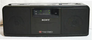 598 SONY FM-AM STEREO ICF-CS910 動作品 