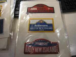 ★WRC公式ワッペン　１９８６／１９９４／２００３Rally of New Zealand★