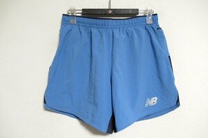 N6355:NEWBALANCE（ニューバランス）ランニングショートパンツ/水色/M：35