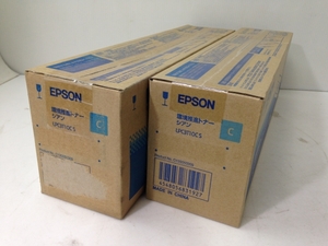 純正 未使用 EPSON トナー LPC3T10C S シアン 2個 LP-M6000 LP-S6000 セット まとめ売り インク 青