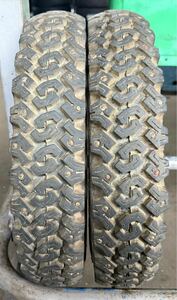 希少　送料無料　5.20-10 4PR TUBELESS (ブリヂストン) SNOW MASTER-8 ２本　B.1