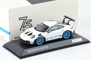 ディーラーモデル 1/43 ポルシェ 911 992 GT3 RS IAA 2023 ホワイト PORSCHE 911 GT3 RS SPECIAL EDITION IAA ミニカー