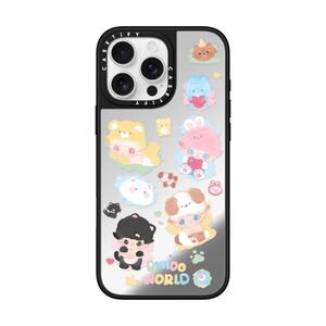 CASETiFY×dimooケース ミラーケース iPhoneケース POP MARTスマホ保護 iPhone耐衝撃iPhone16/16pro//15/15pro/14/14pro/13/13pro/12