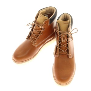 【中古】ティンバーランド Timberland × Nina Chanel Abney 5ホールブーツ ブラウン【サイズ27cm】