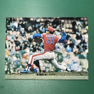 1975年　カルビー　プロ野球カード　75年　824番　太平洋　東尾　　【F35】