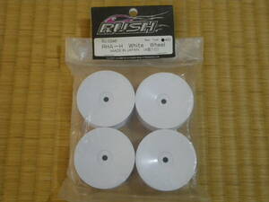 ★送料込み！！●RUSH (RU-0348) RHA-H White Wheel 4個入 未使用品！！