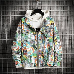 JHW199★春秋新品★メンズ ジャケット 作業服 スカジャン アウター ブルゾン ジャンパー XL/2XL/3XL/4XL