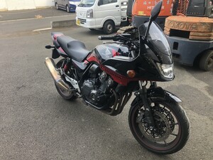 格安　NC42　事故車　後期　CB400　CB400SF　REVO　レボ　スーパーボルドール　ボルドール　H29年式　セル始動　98481ｋｍ　車検R8年2月　