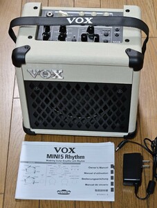 VOX ギターアンプ MINI5 Rhythm ヴォックス ミニアンプ ギター用 queen クィーン ブライアン・メイ Brian May アイボリー ボックス