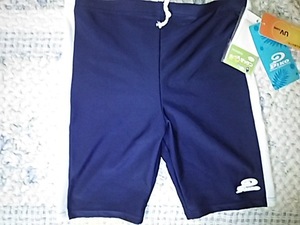 PIKO　横にライン水泳パンツ　サイズ170　紺色　のびるゼッケン付き　新品未使用品
