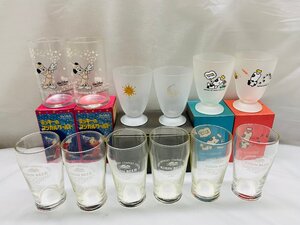 【未使用保管品】ミッキーのマジカル・ワールド ふしぎグラス PUP TAP ミスド KIRIN ビアータンブラー TACHIKICHI ペアミニグラス レトロ