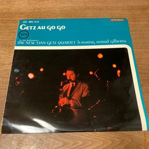 日本盤 ペラジャケ NEW STAN GETZ QUARTET FEATURING ASTRUD GILBERTO/GETZ AU GO GO/VERVE SMV-1016