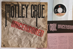 LASERDISC Motley Crue Uncensored 07WL40104 WARNER PIONEER /00500