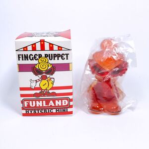 ヒステリックミニ【HYSTERIC MINI】ヒスミニ FINGER PUPPET 指人形 フィギュア Orange＆Red