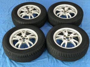 【TT-19】TOYOTA純正ホイール 15X6J 5穴 15インチ / TOYO 195/65 R15 91H タイヤ 2021年モデル SET 中古★