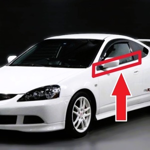 【ホンダ】インテグラ DC5 フロント ドア ベルト 水切り モール 左右 サイド ガラス ドア ゴム モールディング HONDA INTEGRA DOOR MOLDIMG