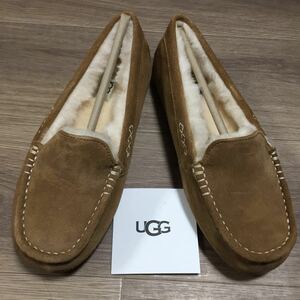 新品未使用！正規品UGGモカシン アンスレー チェスナット25センチ