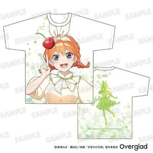 五等分の花嫁 フルグラフィックTシャツXL クリームソーダver.（中野四葉）