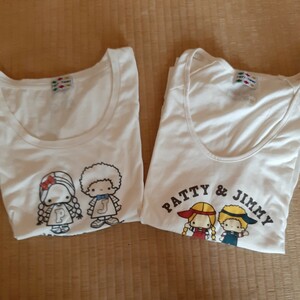 ★さらに値下げ↓★＊PATTY&JIMMY＊アイボリーにキャラクタープリントのカットソー２枚セット＊