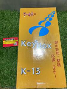 【未使用品】　水上金属 鍵箱 ワールドキーボックス K-15 携帯・壁掛け兼用型 15本掛け　ITQW78YADTQ8