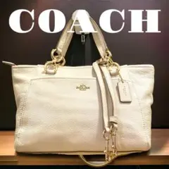 COACH コーチ 2way ショルダー　ハンドバッグ ミニエリス レザー