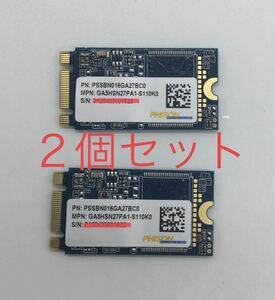 Phison製 SSD M.2 2242 16GB ２個セット 新品バルク品