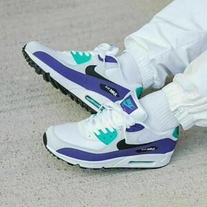 3F25【特価/Used/良品/入手困難】NIKE AIR MAX 90 ESSENTIAL HYPER JADE/Jordan sb force atmos AIRMAX dunk acg supreme 1 2 4 95 97 90