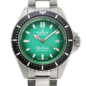 EDOX エドックス ネプチュニアン スカイダイバー オートマチック 80120-3NM-VDN SS / CE メンズ 時計 2410062