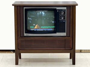 希少 Victor ビクター カラーテレビ C-9020 トランジスタ式カラーテレビ 1976年製 昭和 レトロ アンティーク 家具調