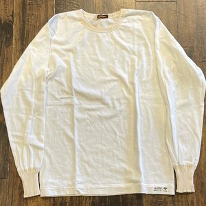 ミスターフリーダム×シュガーケーン Made in USA 18/1tubular jersey 長袖 Tシャツ SC69030 101)ホワイト サイズM トップス ワーク