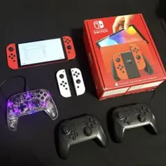 Nintendo Switch 有機ELモデル マリオレッド プロコンセット