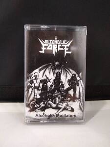 C7081　カセットテープ　ALCOHOLIC FORCE Alcoholic Mutilators　スラッシュメタル　コロンビア