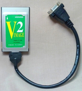 INTERWARE アクセラレータ搭載ビデオカード VIMAGE PC CARD 2 送料180円 ヴィマージュ 未確認ジャンク Macintosh PowerBook インタウェア