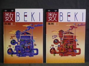 ★ 即発送 ★ 新品『 数BEKI 』　代数Ⅰと幾何Ⅰ　２冊　解答付