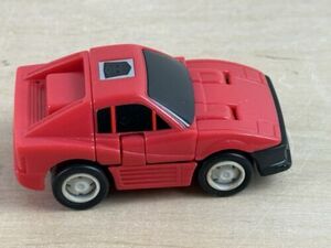 1986 Vintage Transformers G1 Chase Red Throttlebots Hasbro Takara Autobot Figure 海外 即決