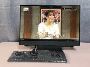 5106★第6世代 Core i7-6500U★NEC LAVIE 一体型PC DA770DAB★新品SSD★キーボード★23.8インチ★テレビ視聴・録画