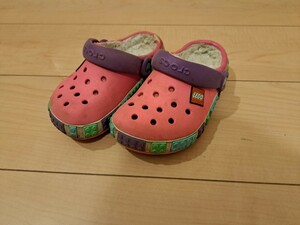 crocs×LEGO　カラー neon magenta neon purple　サイズ C10/11 17.5センチ　クロックス　レゴ　キッズ