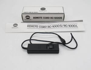 【28445】 MINOLTA ミノルタ REMOTE CORD リモートコード RC-1000S 送料無料