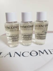 新品★LANCOME ランコム クラリフィック デュアル エッセンス ローション EX＜美容化粧水＞10ml×3個★うるおいツヤめく透明肌へ