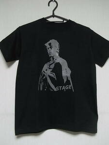 即決★新品ロックＴシャツ★デヴィッド・ボウイ★DAVID BOWIE★STAGE★ブラックボディ×グレープリント★S/M/L/XLサイズ対応可能