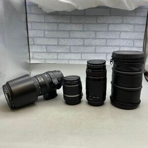 【AD-9】 カメラレンズ まとめ CANON キャノン EF 75-300ｍｍ 1:4‐5.6 EF-S 18-55ｍｍ 1:3.5-5.6 SIGMA シグマ 135-400ｍｍ 1:4.5-5.6 