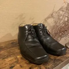 Clarks チャッカブーツ　0604 黒　レザー