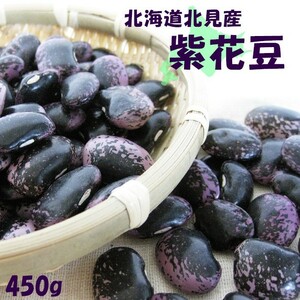 紫花豆450g（北海道北見産）【メール便対応】