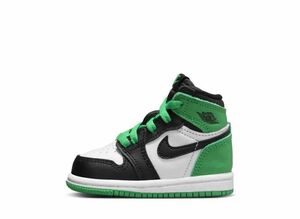 Nike TD Air Jordan 1 Retro High OG "Celtics/Black and Lucky Green" (2023) 9cm FD1413-031