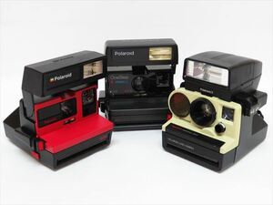 ◆◇Polaroid ポラロイド インスタントカメラ 計3台 まとめ売り 600・OneStep closeup・Supercolor AutoFocus 3500 ジャンク◇◆