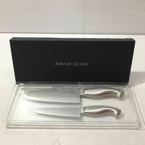 05w01379★1円~ 【包丁 2本セット】 AMWAY QUEEN プレミアム ナイフセット 雑貨 中古品