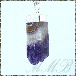 [PENDANT] Natural Four Prisms Amethyst ナチュラル アメジスト 紫水晶 四角柱 天然石 パワーストーン ペンダント トップ